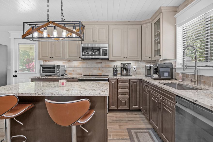 Back on the market, $40K under appraised Value! Welcome to this charming 2-story home in the desirable Robledal Estates, offering 3 spacious bedrooms, 2 bathrooms, & a versatile bonus room, all nestled on just under an acre of beautiful property. With approximately 206' of water frontage, you'll enjoy serene views & plenty of room to unwind by the water. The home features a recently renovated kitchen with sleek granite countertops, custom cabinets, stainless steel appliances, & stylish wood-look tile. The kitchen overlooks the inviting pool area, which includes a Gunite pool with a Baja shelf & a hot tub, surrounded by a spacious paver patio--perfect for outdoor entertaining. A bright Florida room brings the outdoors in, offering even more space to relax & enjoy the natural surroundings. Inside, the Living Room & Dining Room showcase gorgeous shiplap ceilings, pressed bamboo flooring, & beautiful new lighting. A 12x20 yard building provides additional storage or workspace.
Plus, the sellers are offering a generous $15,000 allowance for you to use as you'd like--closing costs, future updates, etc! For those who enjoy water activities, the voluntary HOA with Crab Inc. gives you access to a boat launch, beach, picnic area, & exclusive events with a one-time fee of just $417. Full list of upgrades/features located under the "documents" tab. This home is truly a hidden gem don't miss your chance to make it yours!