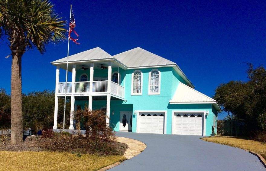 Sitting atop a high bluff in Seacrest this home offers gulf views with deeded beach access directly across the street. Take the 30A bike path to Alys and Rosemary Beach and enjoy all activities, dining and shopping this special area has to offer. Watersound Parkway provides quick access to 98, Destin and Panama City Beach. Enjoy easy, casual beach living without HOA fees in this laid back beach house. The main living area, on the 2nd floor is open and spacious and includes the lovely master suite. A large deck provides exceptional gulf views. A 2nd deck off the kitchen gives access to an extra large fenced in back yard (90'x60') with plenty of room for a pool and carriage house. There are 3 bedrooms on the 1st floor and the garage has ample room for all your water sports equipment.