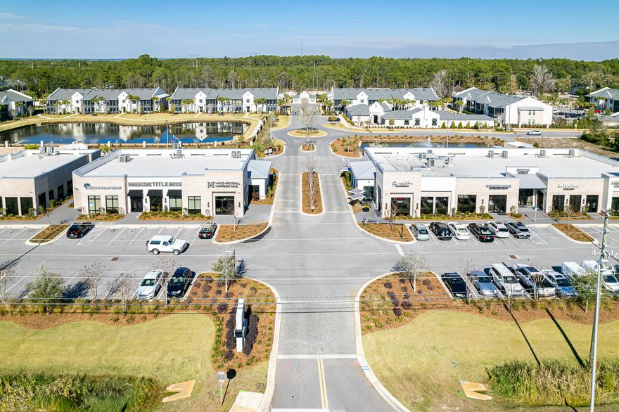 Prime 1,535 square foot space (suite 402) adjacent to the endcap, drive-thru space that will soon be a coffee shop, all contained in an approximate 11,246 square foot new outparcel retail plaza in Santa Rosa Beach, Florida.  The plaza is anchored by an approximate 4,155 square feet Anytime Fitness.  The site extends 239' along Highway 98 frontage enjoying the benefits of an existing deceleration lane and access to a traffic light at County Road 393 and Highway 98.  One of the most premier sites located in South Walton County along the Gulf Coast of Florida. This approximate 1.5-acre parcel, zoned Village Mixed Use, is an outparcel of the mixed-use development known as The Shops of 393. This prime outparcel commands significant visibility from a traffic count of approximately... vehicles daily. Suite 402 space plan is uploaded to this listing under "Documents" tab.  Please inquire for further details.