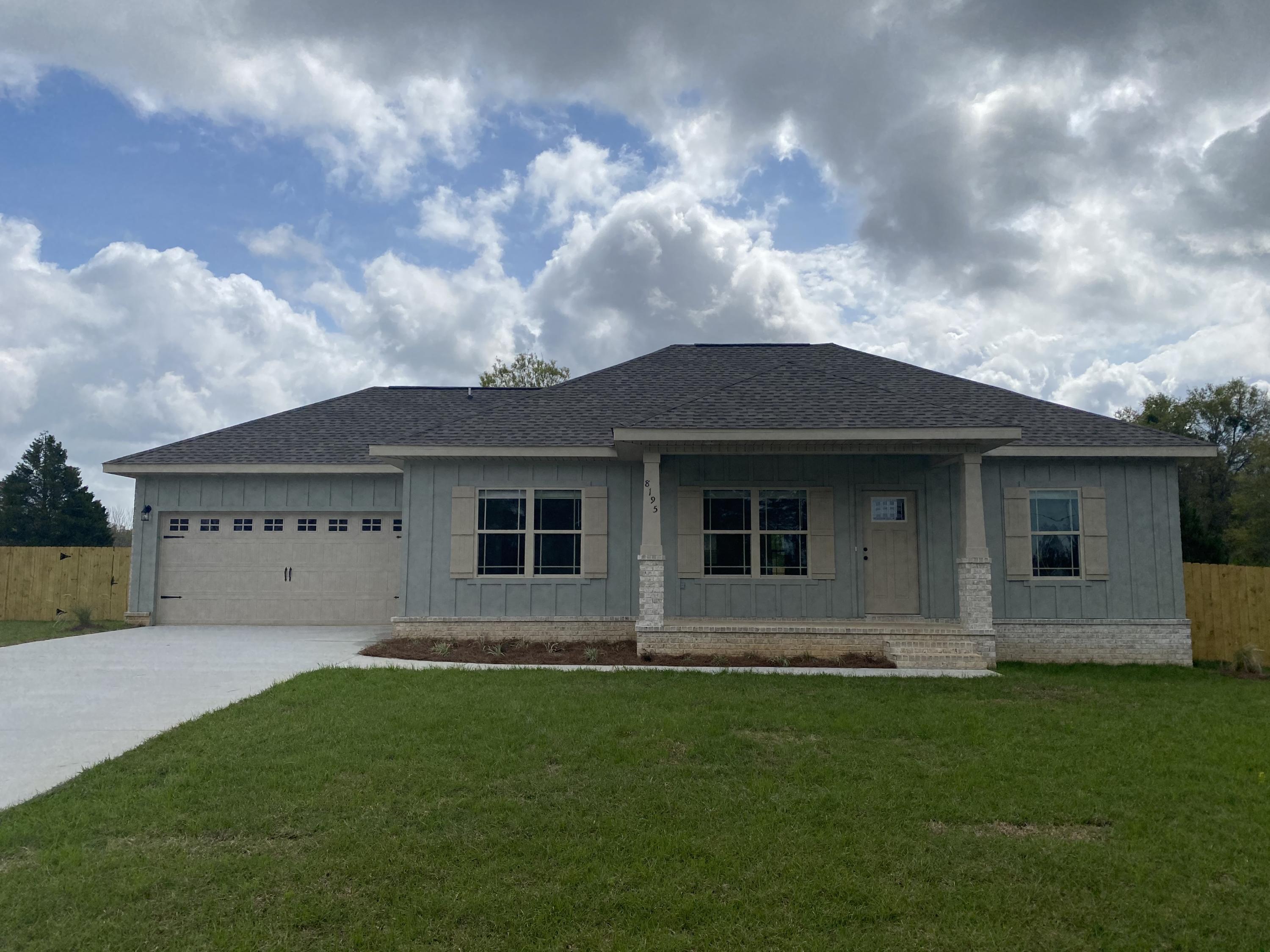 Beautiful new construction home. Features custom cabinetry, granite countertops. Open concept floor plan. Trey ceiling in living and master. Flooring throughout is LVP. Master suite has tiled shower.