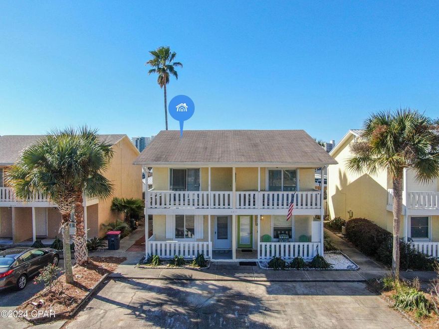 Updated Townhome with Bay Views - Walk to the Beach! Welcome to 6211 S Lagoon Dr, a beautifully updated townhome in the heart of Panama City Beach! This 2-bedroom, 1.5-bathroom home has been completely renovated with new flooring, an updated kitchen, and modernized bathrooms, offering a fresh and stylish living space. Located right across the street from the bay, you'll enjoy serene bay views and easy access to four public boat ramps in the neighborhood--perfect for boating and fishing enthusiasts. Plus, you're just a short walk to the white sandy beaches of Panama City Beach! The large wood deck in the backyard is ideal for soaking up the Florida sunshine or entertaining guests. Whether you're looking for a vacation rental, long-term investment, or a primary residence, this home fits the  bill. No HOA fees! South Lagoon Dr is a quiet, golf cart-friendly street known for its scenic beauty and friendly neighbors. Enjoy walking, biking, and easy access to restaurants, bars, and family-friendly attractionsall just minutes away! Don't miss this incredible opportunity to own a piece of paradise in PCB! Schedule your showing today!