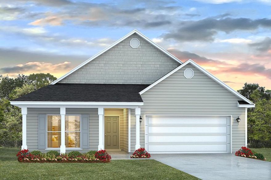 The Delray is a 4 bed, 2 bath, 2 car garage plan located in Treasure Trove! Standard features of this home include 9' ceilings, pearl EVP flooring throughout the home and stairs, stainless steel Whirlpool appliances including a free-standing smooth top range, microwave/hood, and dishwasher, with quartz countertop, a farmhouse sink within the kitchen island, and beautiful ivory painted shaker style cabinetry is in the kitchen and bathrooms. These homes are constructed with four-sided hardie, aluminum fascia with vinyl soffits, a reinforced concrete foundation, weather resistant house wrap barrier, and dimensional shingles with a 30-year warranty. A standard Smart Home package includes a KwikSet keyless entry, Skybell doorbell, automated front porch lighting, an Echo Dot device, and Quolsys touch panel which can be integrated to control your lighting, thermostat, front door and so much more.

Pictures, photographs, floor plans, elevations, features, colors and sizes are approximate for illustration purposes only and will vary from the homes as built. Home and community information including pricing, included features, terms, availability and amenities are subject to change and prior sale at any time without notice or obligation. For Move-In/Completion Estimates: Ready dates are estimates only. Timing of completion of construction and buyer move-in are subject to contingencies contained in home purchase agreement and governing jurisdictions issuance of a certificate of occupancy, and may change due to forces majeures and other delays or disruptions outside the reasonable control of the Builder.

A builder 10 year structural warranty is also included.