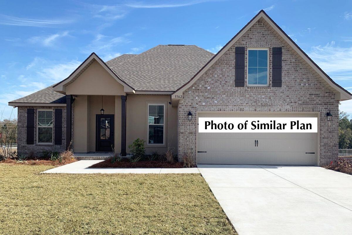 The ROSES V B in The Bluffs at Lafayette community offers a 3BR, 2BA, open and split design with flex space and computer desk/niche. Upgrades added (list attached). Special Features: double vanity, garden tub, separate shower, and 2 walk-in closets in master bath, tray ceiling in master bed, kitchen island, walk-in pantry, covered porches, undermount sinks, LED lighting throughout, crown molding, ceiling fans in living and master, custom framed mirrors in all baths, landscaping, architectural 30-year shingles, flood lights, and more! Energy Efficient Features: tankless gas water heater, gas kitchen appliance package, vinyl low E windows, and more! Energy Star Partner.