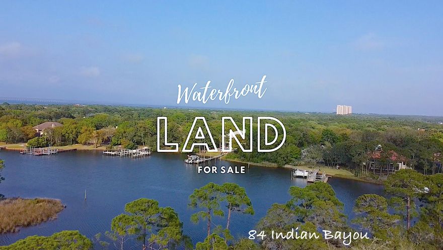 Coveted water front lot in Indian Bayou Subdivision boasts deep water to build your dream home and bring your boat home. This gorgeous lot has beautiful mature Oak and Magnolia trees and the silence and solitude found there is refreshing. Oh the endless opportunities the area has. Besides having your own water source for fishing and boating, you can take advantage of the incredible golf course and extensive sidewalks perfect for exercising or taking a stroll around the neighborhood. The location is unmatched, charming and is waiting for you to build the perfect abode.