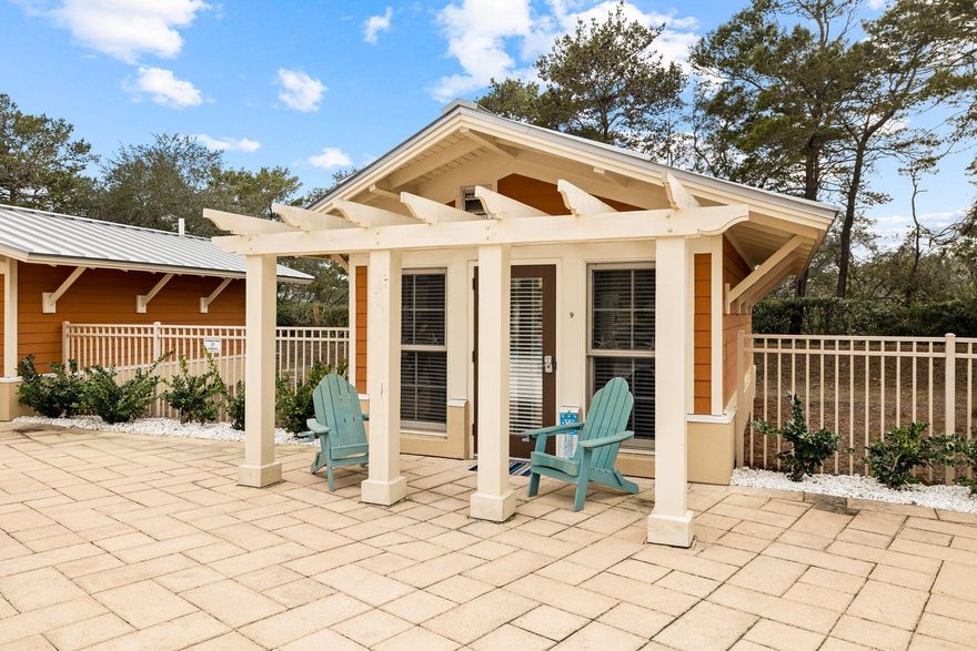 This exclusive poolside cabana is available for purchase along with the purchase of Sanctuary at Redfish #3114. This is a rare opportunity as only 10 cabanas exist and none are currently for sale. Beautiful poolside cabana #9 with large living area, spacious kitchenette, and full bath. Perfect accompaniment for all around living. The cabana is directly across from the adult only pool providing a quiet and peaceful setting. Condo associated with cabana can be viewed at MLS 943636.