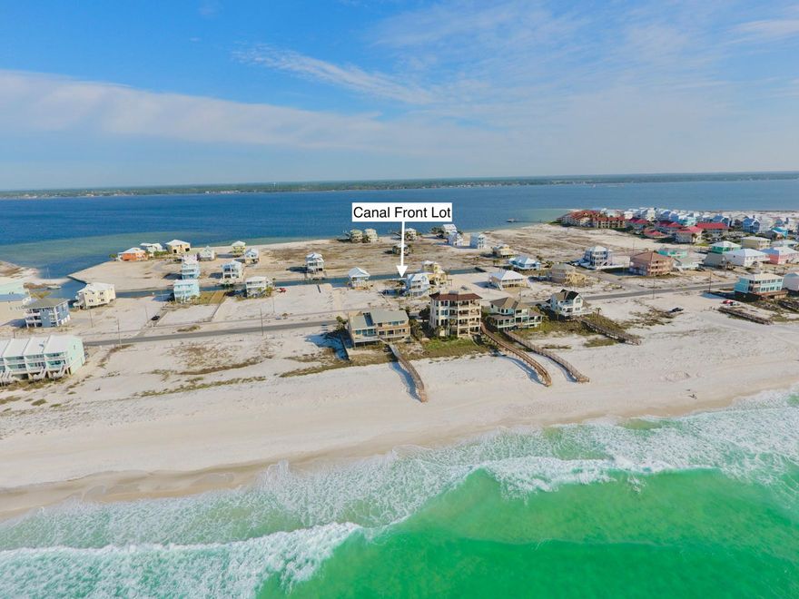 JUST REDUCED OVER $15,000. Located ideally on the best part of Navarre Beach, this canal front lot has direct access to the Santa Rosa Sound and is only 3 lots away from the public beach access to the beautiful beaches of the Gulf of Mexico. Gulf Island National Seashore is only a quarter of a mile away with bountiful sunsets, privacy, and biking and walking paths. This lot presents a perfect opportunity to build your idyllic beach home. Buyer to verify all information to buyers satisfaction including but not limited to lot size, zoning etc.