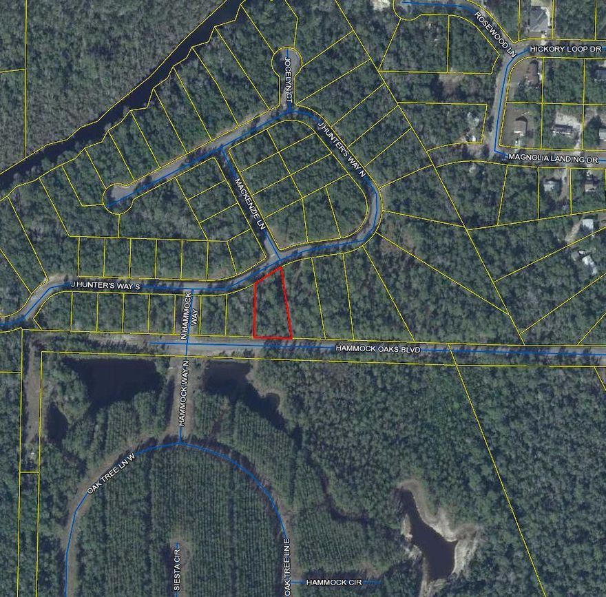 Magnolia Bay Estates is a 79 lot subdivision that has 26 waterfront lots that borders Goodwin Creek.  All lots convey with water and sewer taps, there is a connection fee that will be due when starting to build your dream home.  There is common boardwalk to the creek between lot 14 and 15.  Goodwin Creek is navigable out to Alaqua Bayou, Choctawhatchee Bay and to the Gulf of Mexico.  Convenient location to shopping, restaurants, medical and schools.