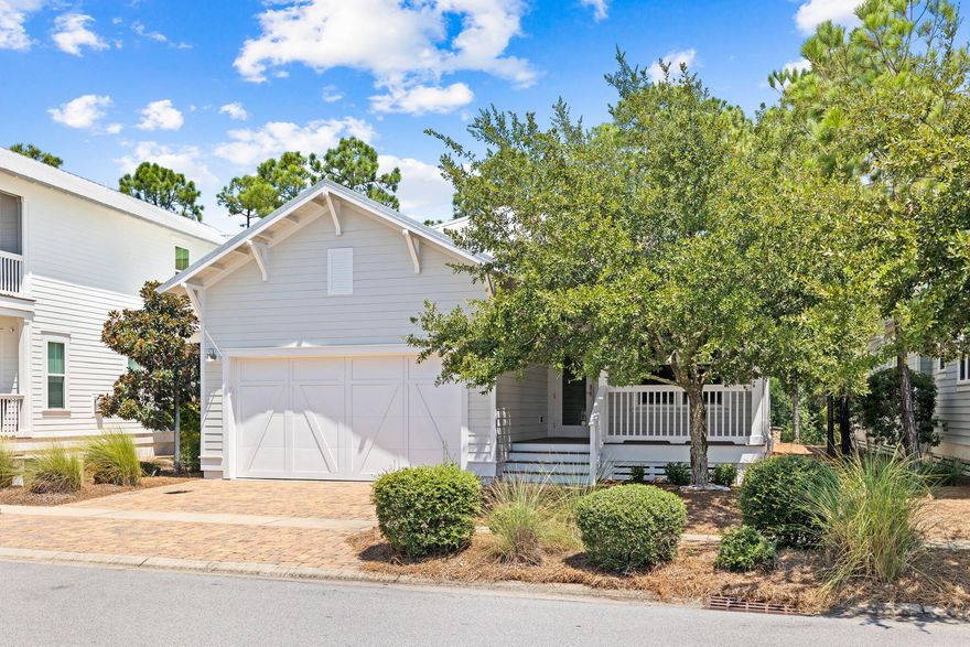 Experience the coastal lifestyle you've always dreamed of in this exceptional one-story Beachwind floorplan home, ideally situated on one of the larger cottages homesites south of Highway 98 in the highly desirable NatureWalk at Seagrove community. Enjoy the convenience of a rare one-story layout with a sought-after two-car garage, and benefit from the CDD bond already paid in full. Just moments from the pristine sugar-white sand beaches of the Emerald Coast, this immaculate, never-rented residence boasts a recently painted exterior and offers the perfect blend of luxury, comfort, and coastal charm. With 1,832 square feet of elegantly designed living space, this home features three spacious bedrooms and two-and-a-half bathrooms, plus a versatile flex space that can serve as a fourth bedroom, media room, dining area, or office, all framed by stylish glass-front French doors. The open-concept main living area is highlighted by a well-appointed kitchen with stainless steel appliances, a large center marble island with seating for four, and a GE gas cooktop. The warm and inviting atmosphere is enhanced by beautiful ship lap accents and wood floors throughout.
Retreat to the grand primary suite located at the rear of the home, featuring tray ceilings, a walk-in shower, a water closet, dual vanity sinks, and a generously sized, professionally designed walk-in closet.
The amenity-rich community of NatureWalk at Seagrove was designed to highlight the natural beauty of our area and is filled with nature trails that lead you throughout the community and direct you right to the beach. Join together with friends and family at The Gathering Place, the centrally located amenities center offering a playground, heated lap pool, zero entry pool, hot tub, fire pit, grills, TV, bar area for a variety of gatherings and plenty of seating. Or stop into one of the fitness stations, multi-purpose or pickleball courts on-site. Situated in a premier location just off of Scenic Highway 30A, and next door to the WaterColor Publix, NatureWalk at Seagrove offered accessibility to renowned neighborhoods like Seaside, WaterColor, and Seagrove all offering some of the best local eateries/boutiques 30A has to offer. Whether you're searching for an investment property, a second home, or a primary residence, come home to NatureWalk.
