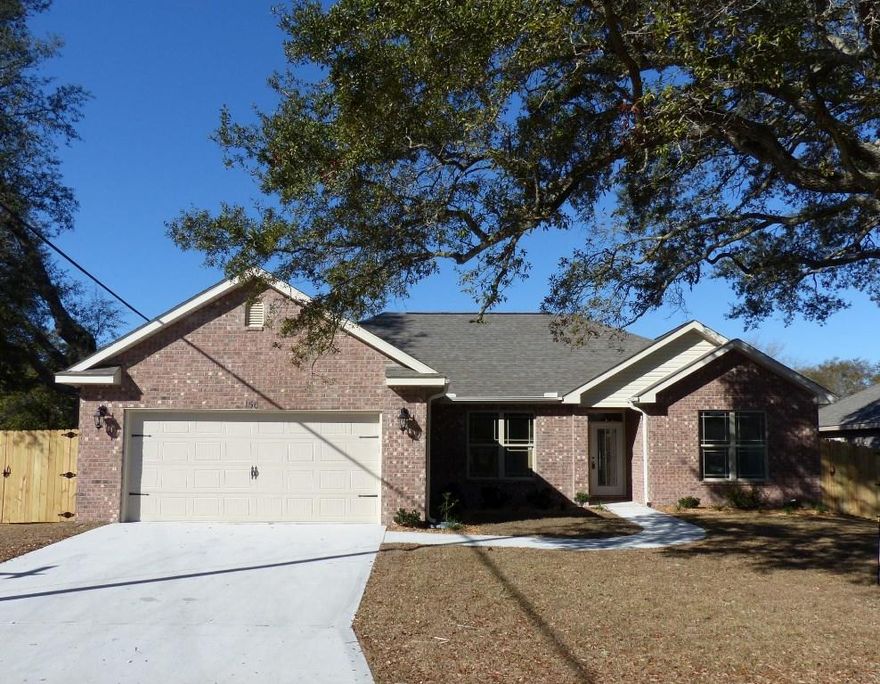 Beautiful home just 3 years old! Granite counters, stainless steel appliances, open floorplan, and 2 car garage. Situated on a corner lot, the yard has a lawn pump and sprinkler system and is privacy fenced. The master suite has dual vanities, garden tub and separate shower. Large master closet. This should be at the top of your list to see?