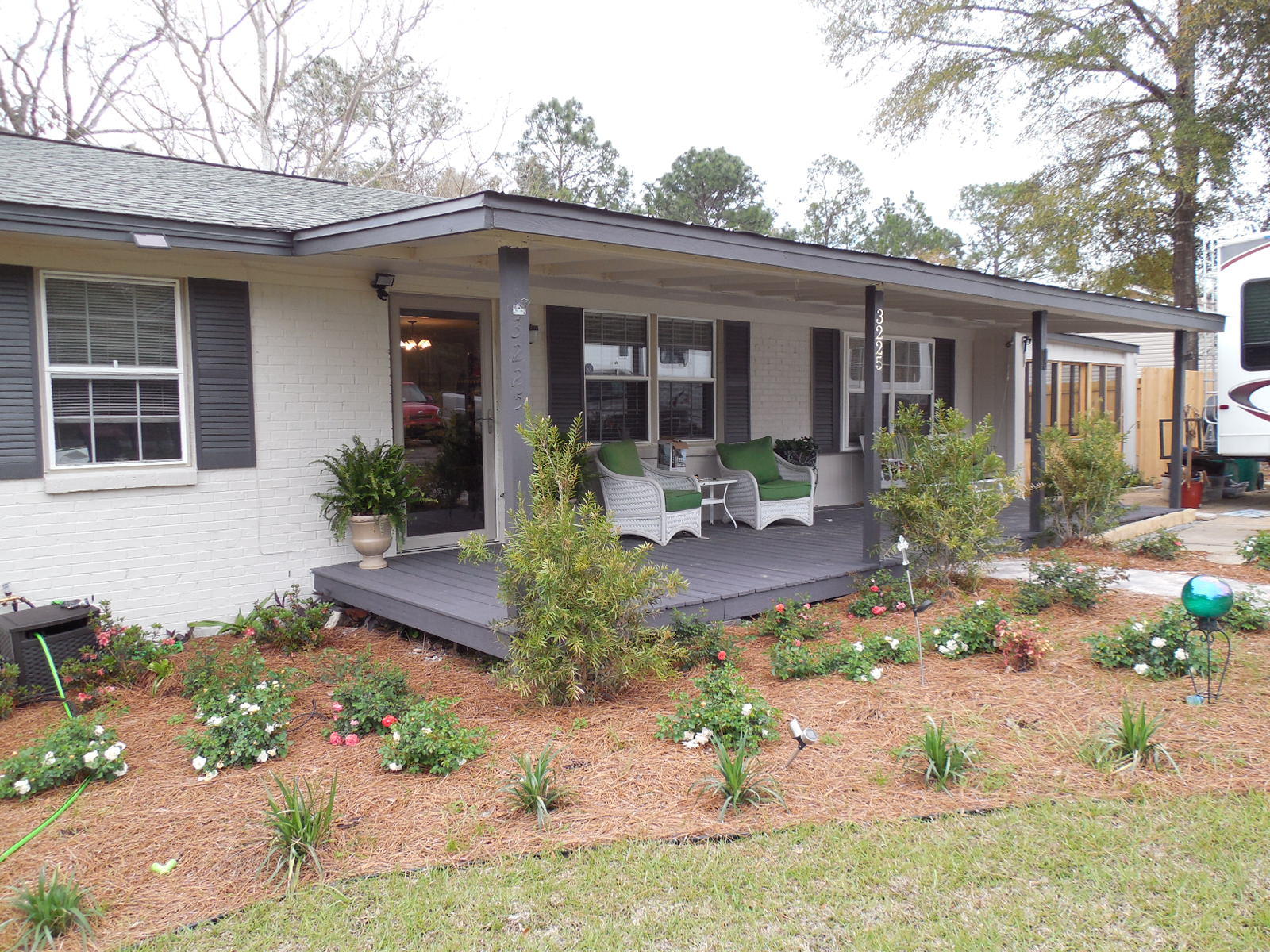 Don't miss this beautifully remodeled home in Crestview priced below recent appraised value!This home features 4 bedrooms and 2 full bathrooms, living room and an enclosed Florida room! Kitchen has all new appliances, including a gas stove with new cabinets, counter tops, and a movable island. Completely repainted and all new wood laminate flooring throughout. The outside of the home has been repainted with''cool touch''paint that really helps lower the electric bill. The bonus-it has an amazing 2+ bay garage, full work shop and a pole barn for your toys, RV hookup, new privacy fence in yard with multiple access gates, a fully screened carport with a barn door and a huge back deck. Great place for a family and/or person in business garage makes an awesome woodwork room or a mechanic shop.