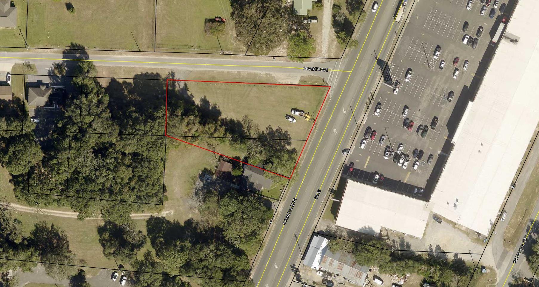 Sought after corner property in the city of Crestview, zoned C-1 Low Intensity. Excellent visibility on this .78 acre tract of land with 175 front feet on Hwy 85 N (N Ferdon Blvd) and cornering with Seventh Avenue. City C-1 zoning allows for a multitude of uses. Most current annual average daily traffic count is above 28,000 on this portion of Hwy 85. Lots of eyes on your new business so don't miss out on this opportunity!