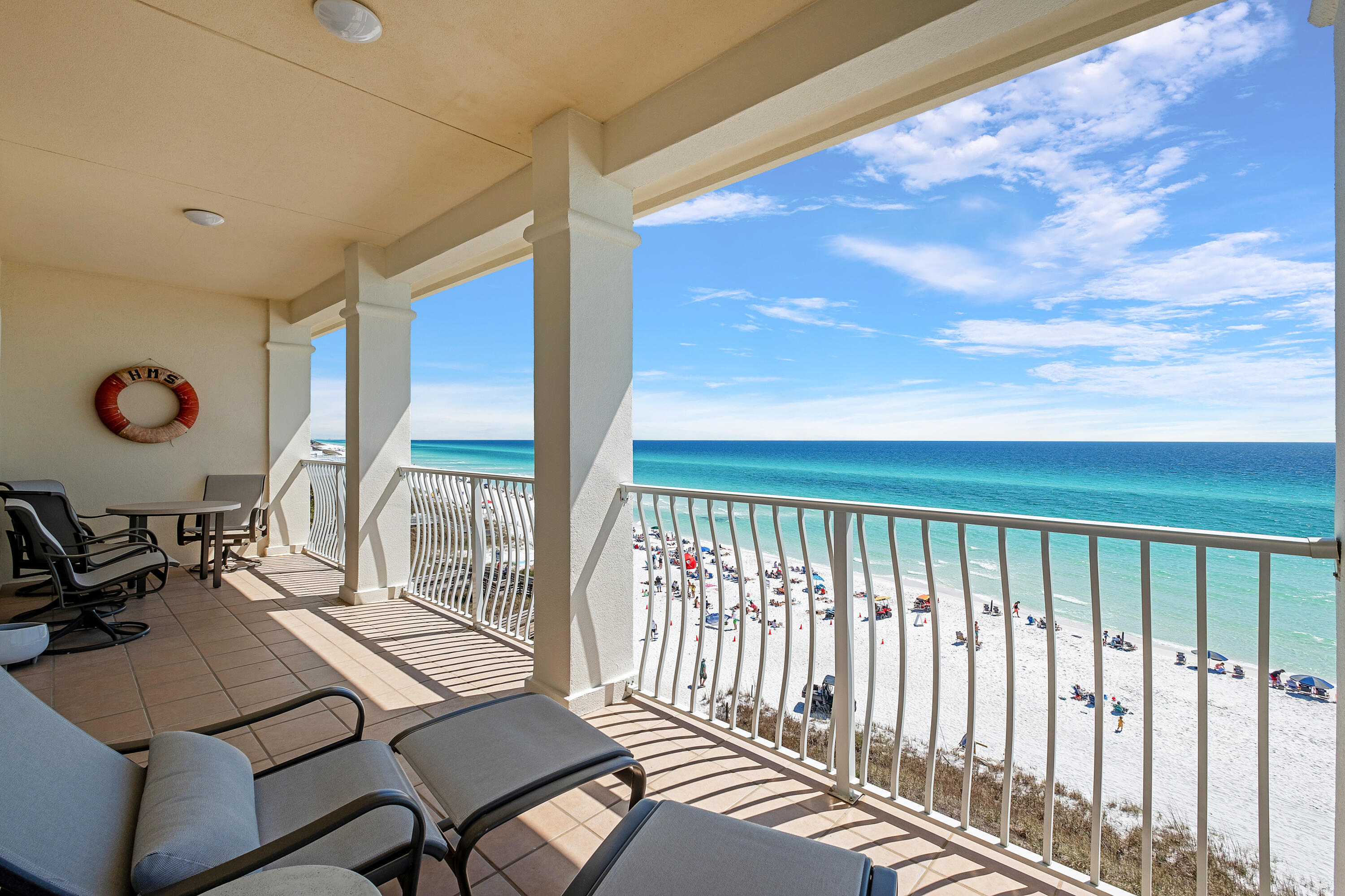 Experience the pinnacle of coastal luxury with this FOUR BEDROOM GULF FRONT CONDOMINIUM at The Villas at Santa Rosa Beach!  This top floor, west end unit boasts gorgeous sunsets and is offered for sale for the first time in over twenty-five years by the original owner.  With designer upgrades throughout, the fully renovated, beautifully maintained condominium boasts a gourmet kitchen, luxury bathrooms, and is offered fully furnished.  Located just steps away from Gulf Place Town Center, this sought-after development epitomizes the essence of beachside living along Scenic Highway 30A. Enjoy access to shopping, concerts, and neighborhood restaurants located across the street!  Combine all of this with the gulf side pool and direct access to the emerald water of the Gulf of Mexico!