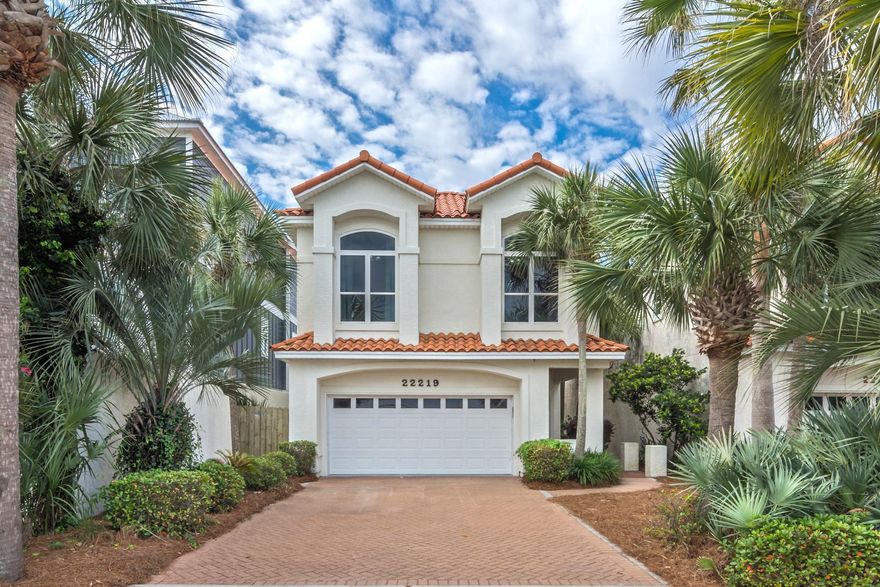 This beautiful gulf front residence, ideally located on the west end of Panama City Beach, is a must see! Five bedrooms, three and half bathrooms, a bunk room, an elevator, and an abundance of outdoor living space make for the perfect beach retreat. On the first level, a spacious living area opens to a generous dining area and a well-appointed kitchen. Large windows provide substantial natural light, and of course, breathtaking views of the Gulf. To the rear of the residence is a massive deck with a pool. Also, on the main level is a bedroom large enough to hold two sets of bunks, a ping pong table, and much more. On the second level, a large master bedroom with ensuite, provides spectacular views from multiple angles. Three guest suites and a bunk room are also located on the home's