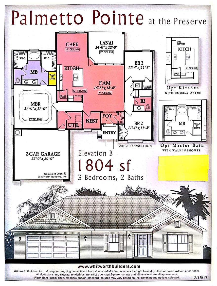 NEW 3 BEDROOM 2 BATH HOME WITH 10 FOOT CEILINGS! STAINLESS STEEL APPLIANCES AND GRANITE IN KITCHEN. BEAUTIFUL TILED WALK-IN MASTER SHOWER. COVERED LANAI AND MORE!!