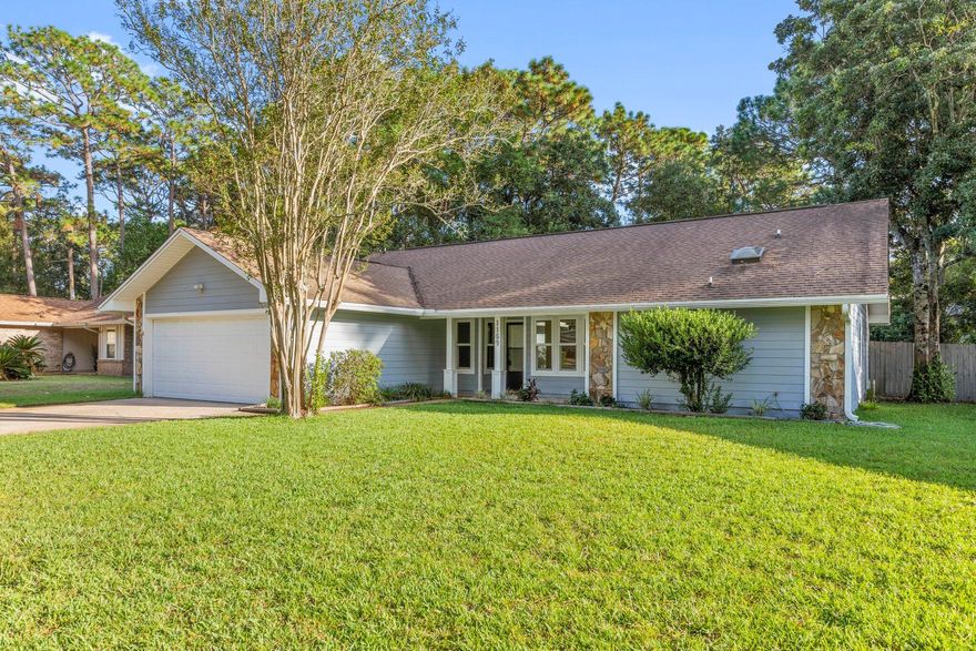 Nice home in good location close to schools, BEAUTIFUL NEWLY RENOVATED BWB HOME WITH LARGE IN-GROUND POOL!!!! Available immediately! This house offers 3 bedrooms, 2 bathrooms and a large 18x36 swimming pool with weekly pool service included as part of the rent. As you step inside, you'll be greeted by a totally renovated interior- new LVP flooring with new trim throughout, all new interior doors, and freshly painted interior. The LVP and tile flooring throughout is easy to maintain. The large family room with sloped cathedral ceiling overlooks the pool. The kitchen with stainless steel appliances including a brand new refrigerator and granite counter tops has freshly painted cabinets with a breakfast area overlooking the pool. The large master bedroom is a true retreat, complete with an area for an office or home gym a true retreat, complete with an area for an office or home gym and a newly refurbished master bathroom with 2 large walk-in closets and plenty of natural light from the skylight. Step outside onto the newly refinished pool deck and enjoy the Florida sunshine in your secluded sanctuary while overlooking the recently refinished pool and large fenced-in backyard, perfect for entertaining or simply unwinding after a long day. Call for your showing today!!