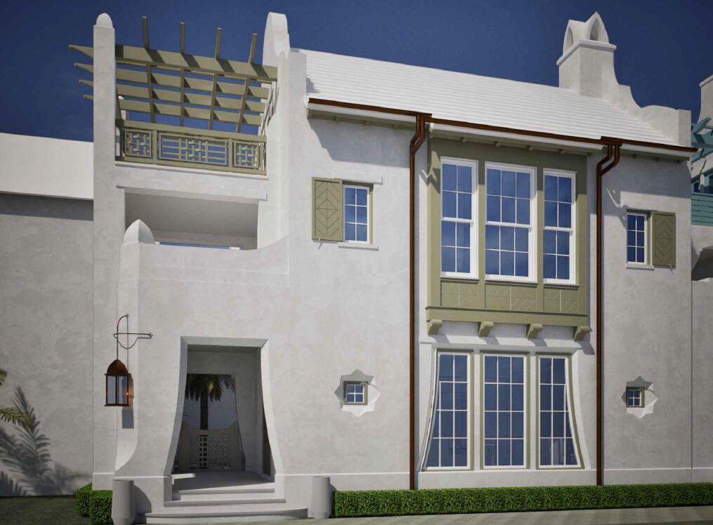 Alys Beach is pleased to announce the offering of our new Somerset Home, YY7. The home is designed by Miller Architecture and Design Studio and features 4 bedrooms, 4 baths, 2 half baths, a gracious courtyard with a pool, and an entry zaguan. The first floor features an open concept for the kitchen, living, & dining room. The second floor offers a primary suite, a covered loggia, and a sitting room that opens to a private terrace. The third level completes the home with a playroom, beverage station and a rooftop terrace.
