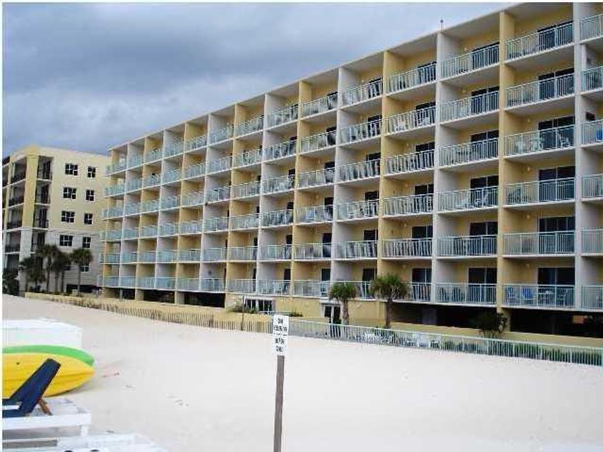 Directly on the gulf this unit has a spectacular view. Bunks in the hall and sleeper sofa makes it so the unit sleeps six. New stainless appliances plus the owners have installed new granite in the kitchen and baths with new sinks and hardware. The unit is rental ready.