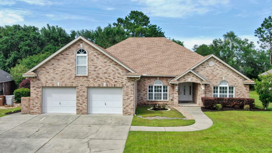 Beautiful property located in Milton, FL just off of I-10 at Exit 22 in the charming subdivision of the Moors Golf and Raquet Club which has a community pool, playground, and tennis courts. Location is key with this home; Pensacola is just a short drive with military bases nearby or head south to some of the world's most beautiful beaches. This well kept brick home features 4BD/3BA, and  a split floor plan; it was custom-built for a first responder who stayed during hurricanes. The house is rated for winds gusts of 140 mph and comes equipped with a hurricane safe room. The laundry room was designed and reenforced as the safe room; its 2x6 walls are covered with 7/16' OSB board and nailed every 4'. The metal doors add protection and sounding proofing. During power outages, an electrical