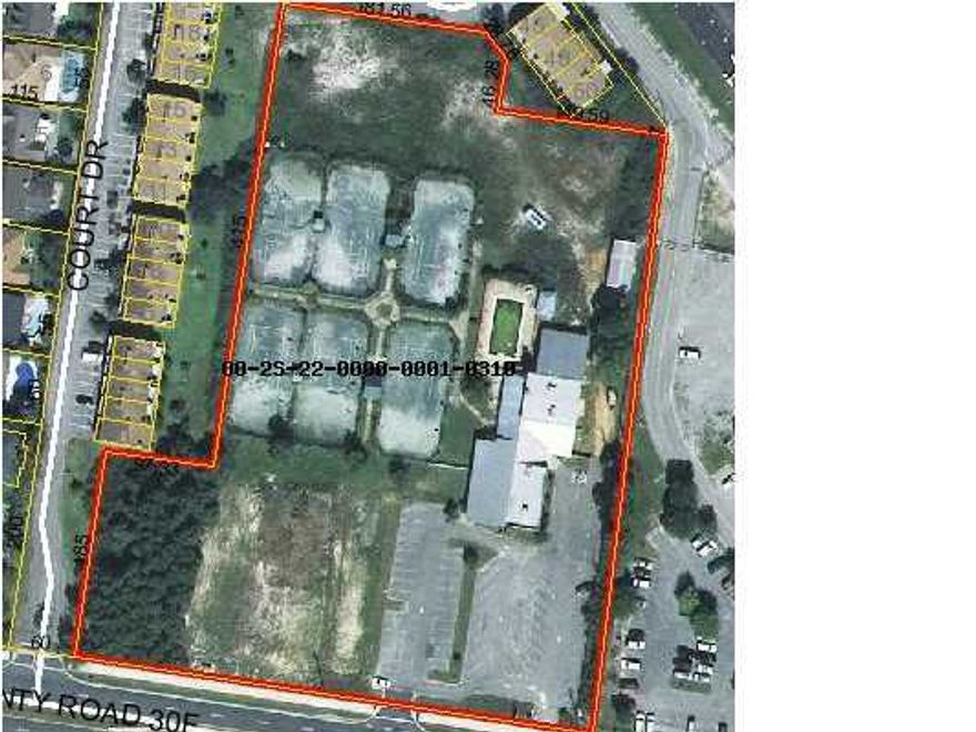 5 acres located in the heart of Destin on Airport Road adjacent to the Airport. This redevelopment opportunity has the current zoning of ROI-GD within the City of Destin. Allowable uses include single family residence or multifamily with density of 12/units per acre, additional uses include business and professional office and institutional. Currently a 10,514 SF concrete block building exists on-site and is currently being leased as a fitness club.
