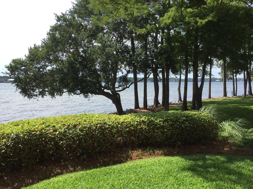 One of the Finest Bay Villa Condos available .. this ground Floor end unit Condo has been renovated .. new appliances .. new paint .. new glass sliding doors & window .. there are 5 sets of sliders opening to the outside of this condo .. Fully Furnished by a Professional Interior Decorator. The 3rd Bedroom is currently being used as a Den.A must see Bayfront Condo.