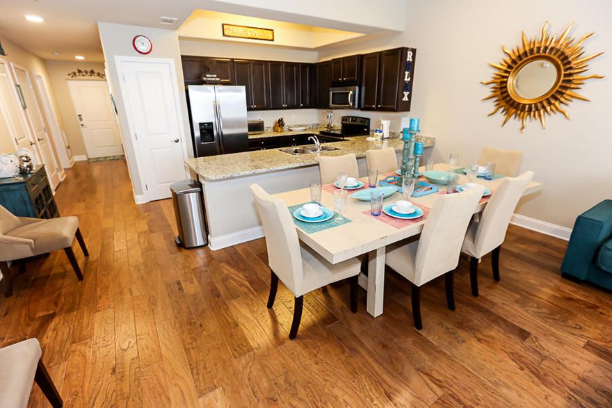 This Alerio 3/2 unit grossed over $42,000 for 2016. This meticulously maintained first floor condo boasts all new finishes and furnishings. Granite counters, stainless steel appliances, hardwood floors throughout, the unit has its own washer and dryer plus it being sold FULLY FURNISHED minus a few personal items. The ''D'' building has the shortest walk to the dedicated beach access. Unit is handicap accessible.