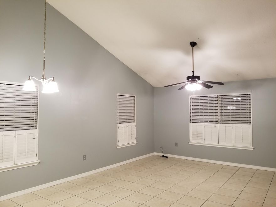 Updated home in convenient location between Eglin AFB and Hurlburt Field. Cathedral ceilings, open floor plan, newly painted. New stainless steel appliances, glass top stove with convection oven, refigerator with ice maker in the updated kitchen. Ceramic tile in kitchen and living areas. New vanities/ sinks in bathrooms. Patios off both the kitchen and the master bedroom. Fully fenced back yard. Small yard building/workshop. Selling As-is. Owner is FL licensed real estate sales agent.