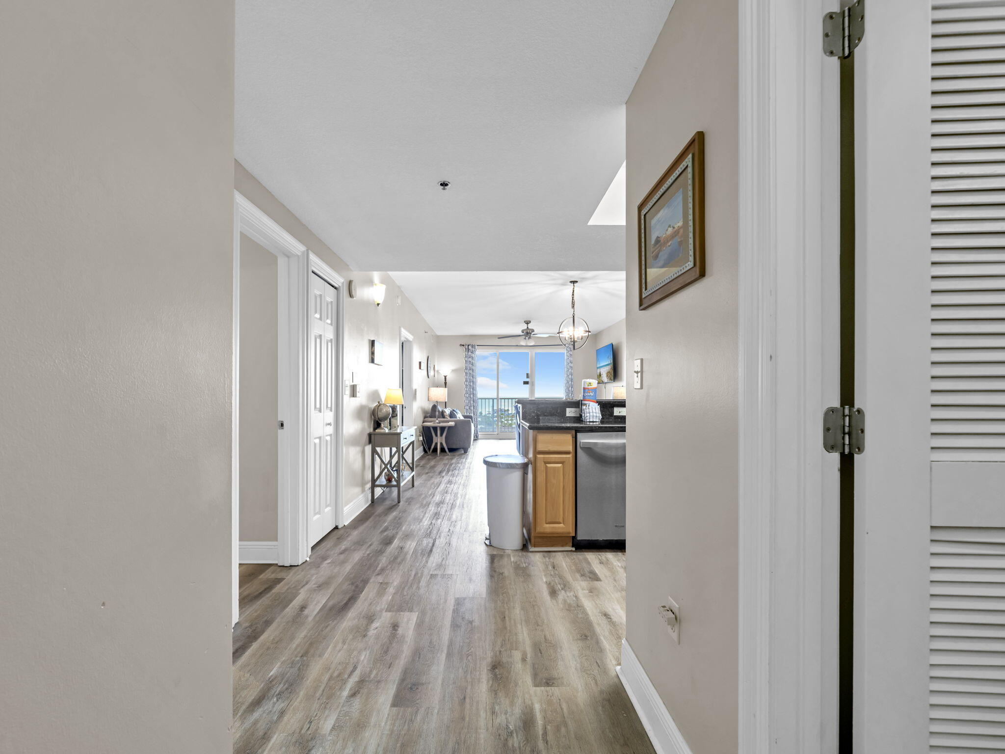 Experience breathtaking views from this spacious seventh-floor condo in sought-after Ariel Dunes II. This elegant two-bedroom, two-bath residence offers a luxurious coastal living experience, located near Destin's best stretch of white sandy beach, with panoramic vistas of the Gulf of Mexico. The condo features a generous gulf-front master suite with a spa-like ensuite bath. The expansive living area, with its large windows and ample balcony, is perfect for taking in magnificent views. The gourmet kitchen, boasting brand-new stainless steel appliances, sleek granite countertops, and natural cabinetry, is perfect for culinary enthusiasts. All new flooring has been installed along with updated bathroom vanities. Residents of Ariel Dunes II enjoy an array of resort-style amenities, including four pools totaling 24,000 square feet with seasonally heated sections
eight tennis courts, an on-site restaurant "Cabana Cafe," an 18-hole golf course with a pro shop, and 2,000 feet of private beach access. Additionally, the Seascape community now features a new Towne Centre at the north entrance, home to popular venues such as Acme Oyster House, Thrills Laser Tag and Arcade and 2 Birds Coffe & Caf??. This condo comes, fully furnished for immediate enjoyment. Whether you're looking for a second home or an investment property, Ariel Dunes II provides the perfect blend of luxury, convenience and coastal charm.