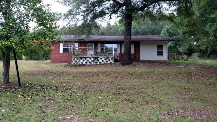 Single Story home on 3.6 acres. Open layout, large open deck on the front, storage buildings, and the property is near Pippin Mill Creek. BUYER TO VERIFY SCHOOLS, MSMTS, TAXES, HOA, ETC. NO REPRESENTATION TO VALIDITY OF INFO IS MADE. BUYER TO VERIFY ALL INFORMATION WHEREIN. HOME SOLD AS IS WHERE IS.
