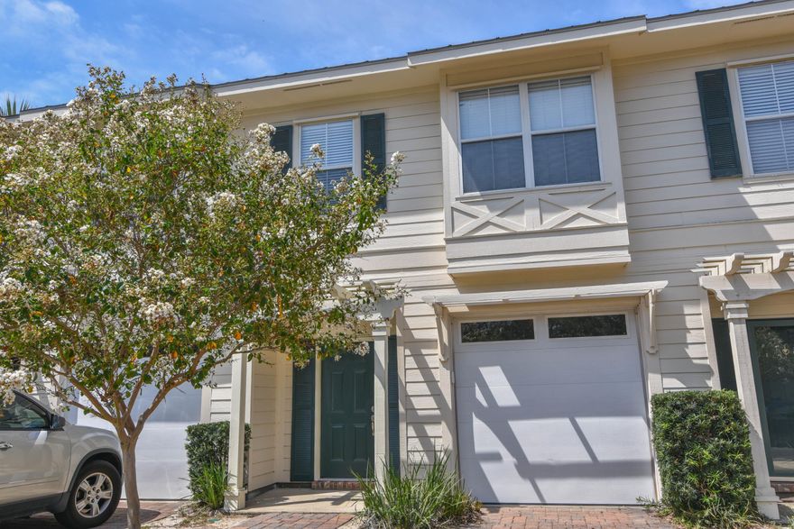 Very nice & upscale 3 bedroom, 2 1/2 bath, 1 car garage, townhome in central Destin (Old Bay Village). NO PETS ALLOWED. Please apply online at Zillow. Showings will be scheduled after application is received. A background/credit check & income verification with one-year local employment is required. Move in cost is $4,300 which is first month's rent $2,150 plus $2,150 deposit. Tenant responsible for water, trash, electric, and cable TV. One year lease required. Please note that parking is limited to two vehicles and the third bedroom is small. No smoking inside unit and NO PETS ALLOWED. 1st floor has 9'' foot ceilings and includes living, dining, kitchen, half bath, & garage. All 3 bedrooms, 2 baths, and laundry area upstairs. Large walk-in closet in master bedroom. Many Upgrades Including: Granite countertops, stainless steel appliances, ceiling fans, crown molding, and 2'' blinds on windows. Private covered rear patio off living room. Brick paver driveway & sidewalk. No smoking inside unit and NO PETS ALLOWED. Please apply on Zillow.com