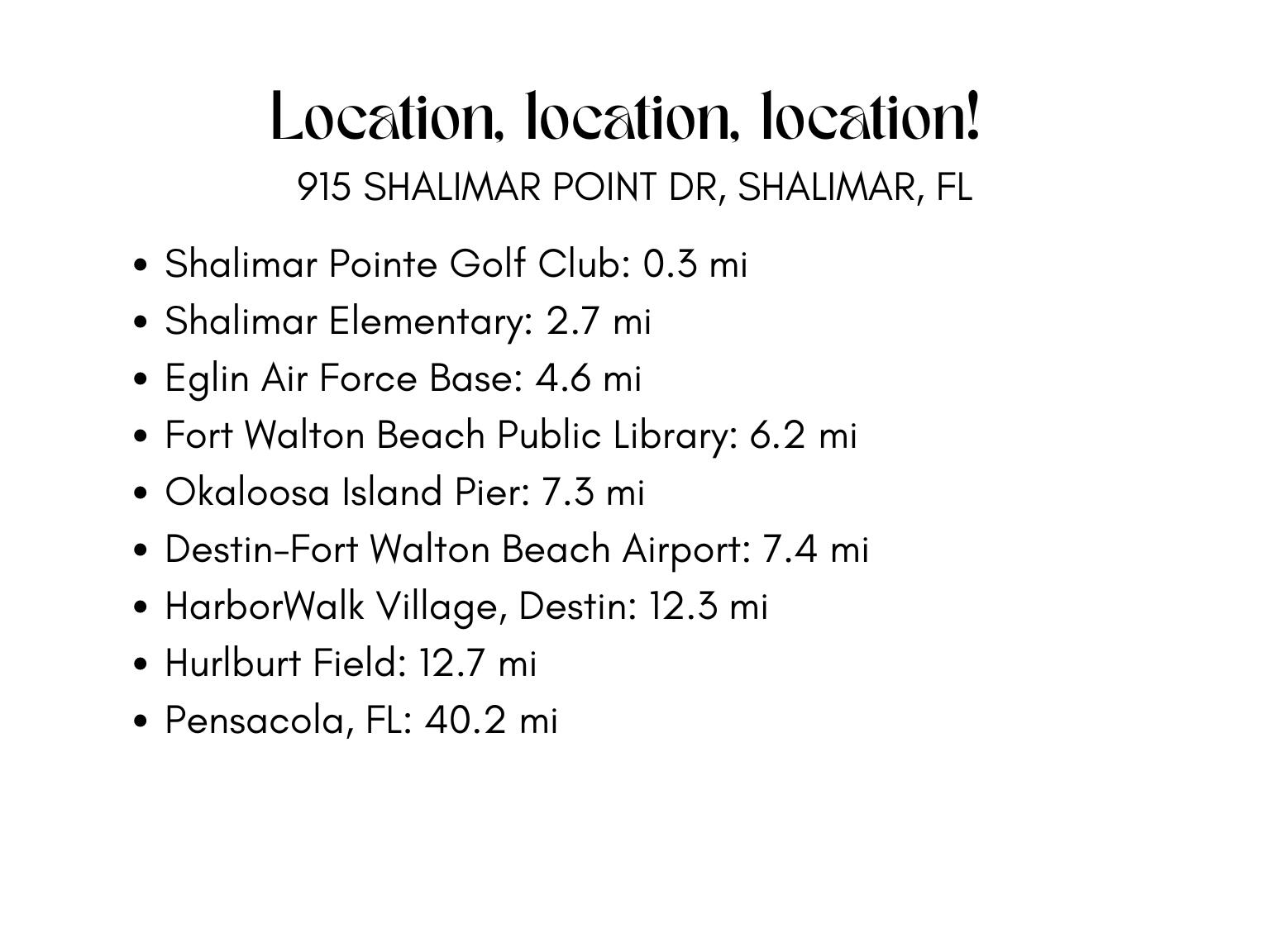SHALIMAR POINTE PH 1 - Residential
