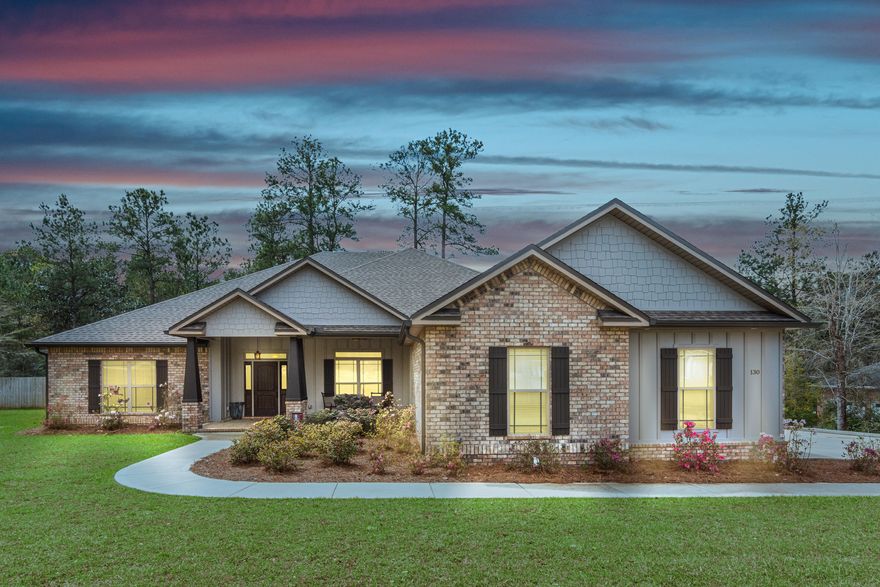 Your search ends here with this stunning 4 bedroom 3.5 bath home located on one acre in the elegant Ashley Place subdivision. Why buy brand new when this custom beauty is available to you now with upgrades galore. As you walk into the large living room you can just envision entertaining friends and family at the holidays or the big game. The open chefs kitchen allows for serving many at one time and providing you with ample granite counter and cabinet space for all your cooking needs. There is also a large farm sink and pot filler over the gas stove for that extra touch for that professional cook. Custom soft close drawers throughout. The split floor plan allows for plenty of privacy as you retreat into your master suite and bath.The master bath has dual vanities, large custom shower and separate 6' tub (like a small pool) to relax in at the end of a long day at work. One of the guest bedrooms has their own private bathrooms as well which is perfect for your daughter or a mother in law suite. The other two bedrooms are connected with a Jack-n-Jill full bath. As you walk around the home you will notice all sorts of upgrades including recessed led lighting, engineered hard wood floors, 300+sqft of granite countertops throughout. There are a couple you may not see such as two HVAC systems as well energy efficient sprayed in insulation, tankless renni constant water heater, dryer set up for both electric and gas, soffit can lights on the exterior of front and side of the home, and 100amp sub panel on back of the house for future shed and generator transfer switch with plug . Step outside and enjoy your morning coffee overlooking the wooded backside of your lot and listening to birds chirp away. Or enjoy the outside wood burning fireplace on those cool fall nights.The oversized 722 square foot garage with another almost 50 square foot in an A/C'ed storage closet is great for parking your vehicles and toys!!! There are so many great features and upgrades with this home that its hard to list them all. Schedule your showing today!!!!