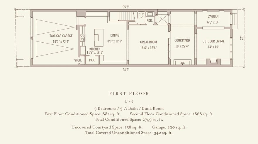 The newest home offering of Somerset Homes, north of Town Center near Caliza Pool & Restaurant, designed by Architect T. S. Adams, features 3 bedrooms, 3 -1/2 baths, with bunkroom and two-car garage with a spacious courtyard and fountain. Buyers have the opportunity to make their personal interior finish selections for the home