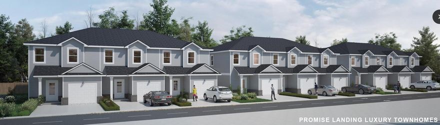 Location, location, location!  Located less than 3 miles from Eglin AFB's back gate. The 'Promise Landing' Townhomes are Coming Soon to the quiet city of Valparaiso (the 'Vale of Paradise').  These inviting open floor plan homes feature LVT main flooring, tankless water heater, 3 bedrooms and 2 1/2 baths.  Upstairs bathrooms have double vanities. The Master Suite has a custom-tiled shower and walk-in closet. The kitchen hosts a granite 'eating' island, pantry, stainless appliances with the option of gas or electric ranges. Park on either of the double driveways or in the spacious single-car garage. Low-maintenance to give you more time to enjoy life.  Ask how to get your piece of 'Paradise' now! Estimated completion December 2020,
