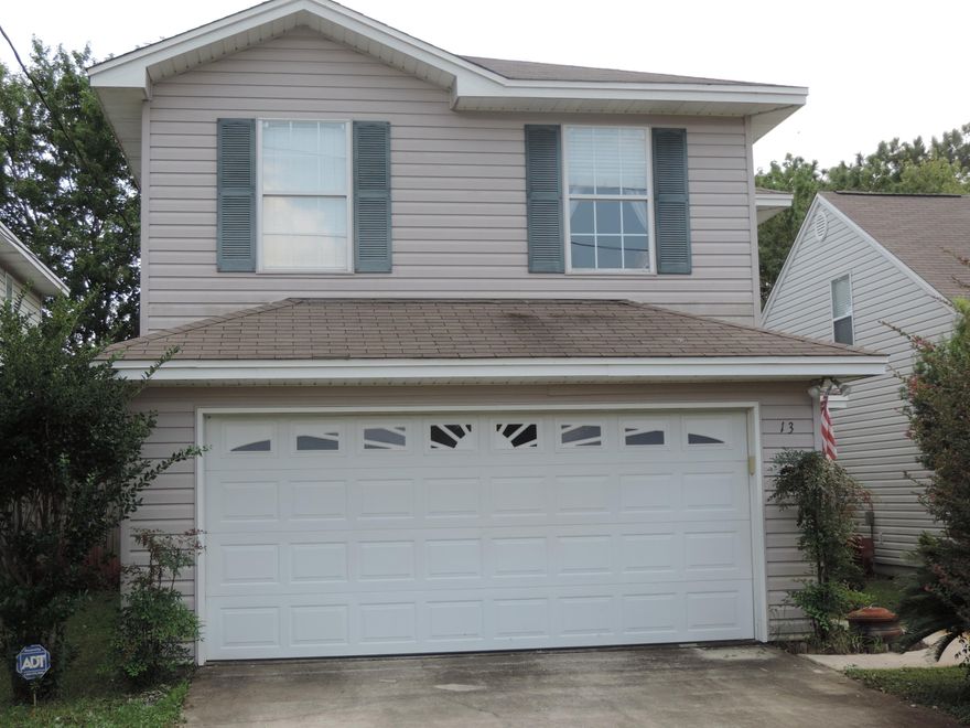 The location is ideal. Near military bases, schools, dining, shopping, Gulf beaches...and did I mention, there is a 3/4 acre private park out the back door. Shalimar cottages surrounds and maintains this park. The home itself, 2 story with open floorplan kitchen, dining and family room on main floor, plus inside full laundry and half bath. Upstairs the master suite through the double doors, 2 additional well sized bedrooms and a large loft area for study, games, TV, etc. The kitchen, dining and family room overlook the Shalimar Cottages private park steps outside your home. With the open floorplan the cook is very much in the conversation. The fenced yard features a concrete patio off the family room, perfect for grilling or watching kids playing in the community park. This is a must see!!