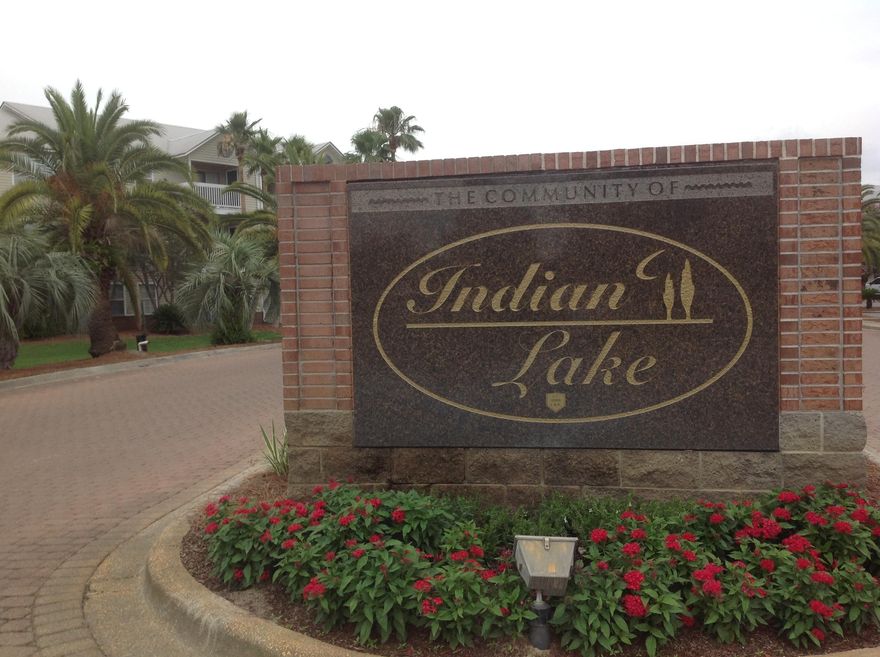 This top floor, larger 920 square foot one bedroom, one bath unit at Indian Lake is located in the heart of Destin and its central location within a mile to the beach, restaurant, and local activities which truly makes this a great investment, permanent home, or a very nice vacation home! Unit includes tile and vaulted ceiling. Indian Lake features on-site rental management, workout facility, clubhouse, and pool. Cox Cable service is included. Buyer to please verify sq. footage, room dimensions, and all other information.