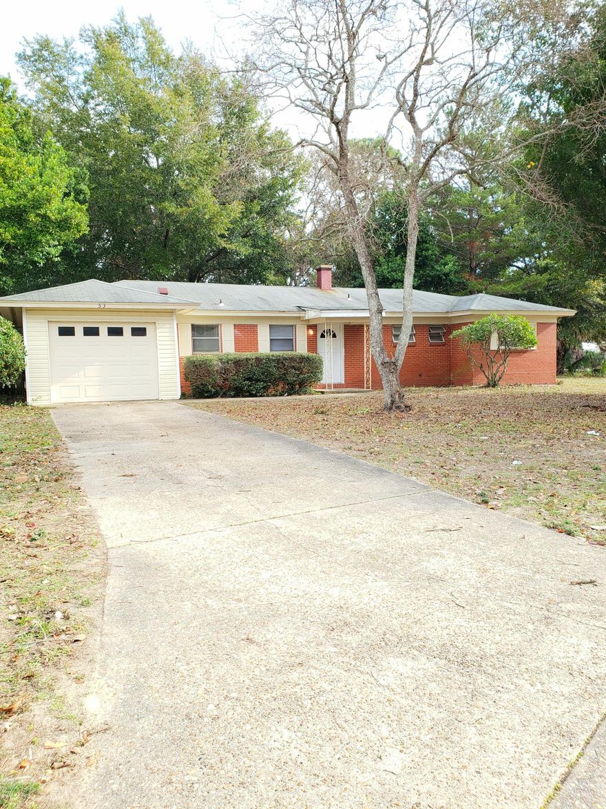 This delightful 3-bedroom home offers a serene retreat with a perfect blend of comfort and convenience. Step inside to discover a cozy 1156 sq ft layout that radiates warmth and invites you to create lasting memories. The open floor plan seamlessly connects the living areas, making it ideal for entertaining or simply enjoying a quiet evening at home. With one full bath and an additional half bath, this home is designed to accommodate your needs with ease. Each bedroom promises restful nights and is perfect for personalizing to suit your style. This home offers easy access to local amenities, beaches, and parks. Owner will allow any size dog or cat fully grown with a non-refundable pet fee and pet application.