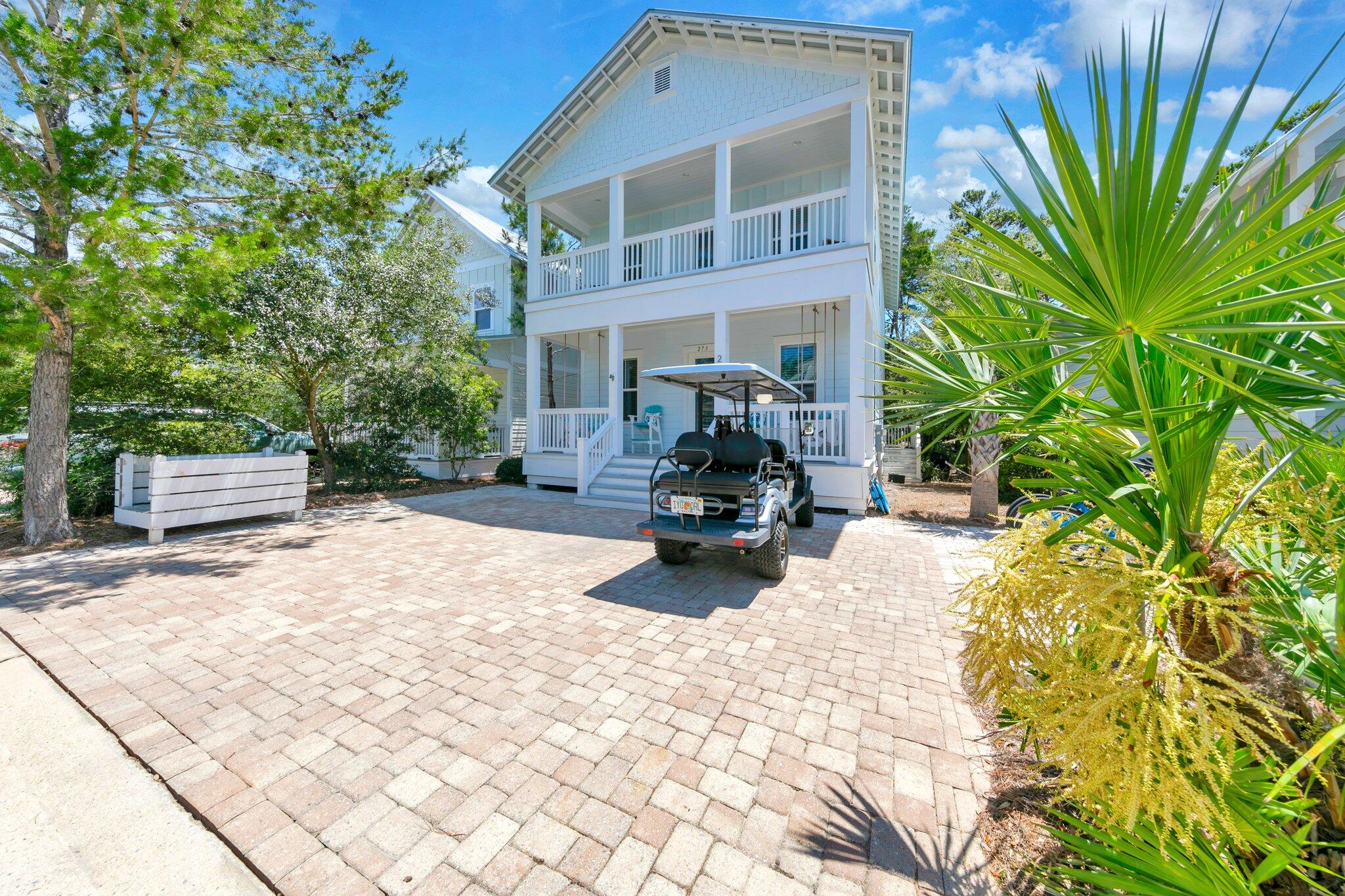 Located in the desirable Highland Parks subdivision of Blue Mountain Beach, this beautiful home features an open floor plan, ideal for entertaining, and a private backyard bordering a nature preserve. The gourmet kitchen is equipped with stainless steel appliances, granite countertops, and ample storage. The master suite boasts a covered porch, perfect for relaxing and taking in the tranquil atmosphere. This home is being sold fully furnished. The community offers a resort-style pool with a waterfall and gas fire pit, and the property is just 1.5 miles from Blue Mountain Beach access. This home is being sold furnished, and the buyer will assume the existing rental program, honoring all future bookings.