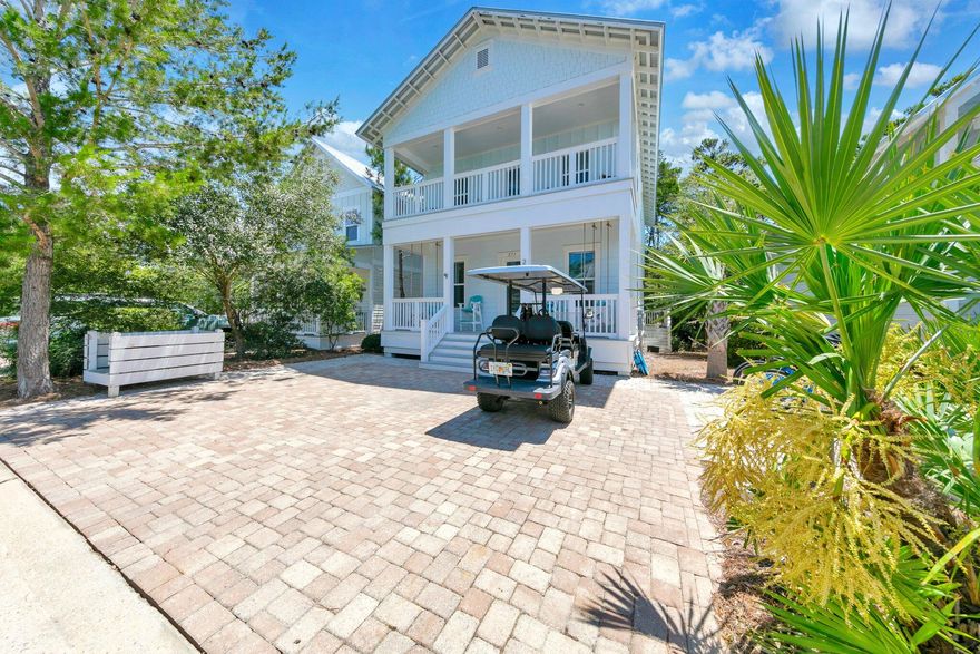 Located in the desirable Highland Parks subdivision of Blue Mountain Beach, this beautiful home features an open floor plan, ideal for entertaining, and a private backyard bordering a nature preserve. The gourmet kitchen is equipped with stainless steel appliances, granite countertops, and ample storage. The master suite boasts a covered porch, perfect for relaxing and taking in the tranquil atmosphere. This home is being sold fully furnished. The community offers a resort-style pool with a waterfall and gas fire pit, and the property is just 1.5 miles from Blue Mountain Beach access. This home is being sold furnished, and the buyer will assume the existing rental program, honoring all future bookings.