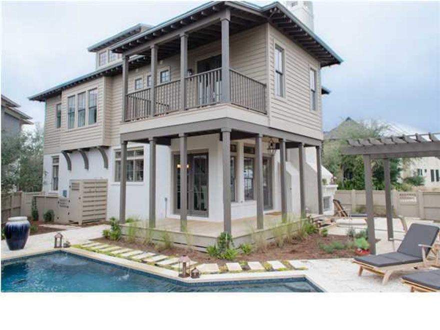This new main home, approximately 2315 Sq Ft, consisting of 4 bedrooms (2 being Masters with one on the 1st level) and 4.5 baths inclusive of an expansive courtyard and large pool has been completed by Freer Construction, Inc. of Atlanta, Georgia. The design of this new home is by renowned Humphreys Partners Architects, L.P. of Dallas, TX. Interior and courtyard furnishings have been placed in the home by interior designer, Dee Ann Wooten of Atlanta. Designer home furnishings do not convey with the sale of the real property. A future expanded 3rd level of approximately 577 additional square feet will provide space for a bedroom, bath and media room. This area is fully prepped for plumbing fixtures and the AC system. There is an existing carriage house and 2 car garage. The Carriage House,