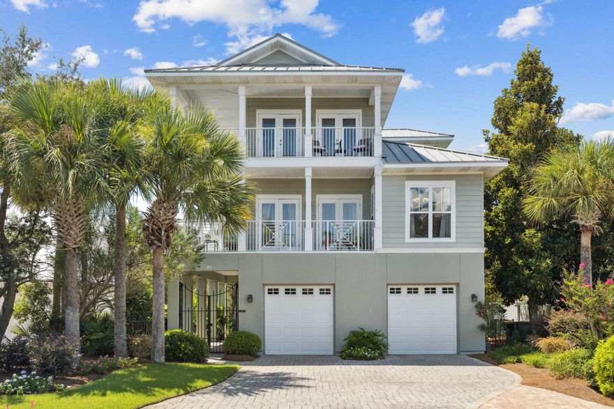 Welcome to your coastal retreat in the gated community of Destiny, just a short distance from the beach. This custom 4-bedroom, 3.5-bath home is ideal as a short-term rental or second home, offering comfort, style, and strong income potential. A private guest suite with its own entrance, kitchen, and living area is perfect for visitors or rental flexibility. The second floor features an open layout with a well-equipped kitchen, living room, balcony, and two bedrooms, while the third-floor master suite provides privacy, balconies with water views, and abundant space. The fenced backyard offers room for a pool and expanded outdoor living. With rental projections around $80K annually and sold mostly furnished, this move-in ready property is a smart investment and a true beachside escape.