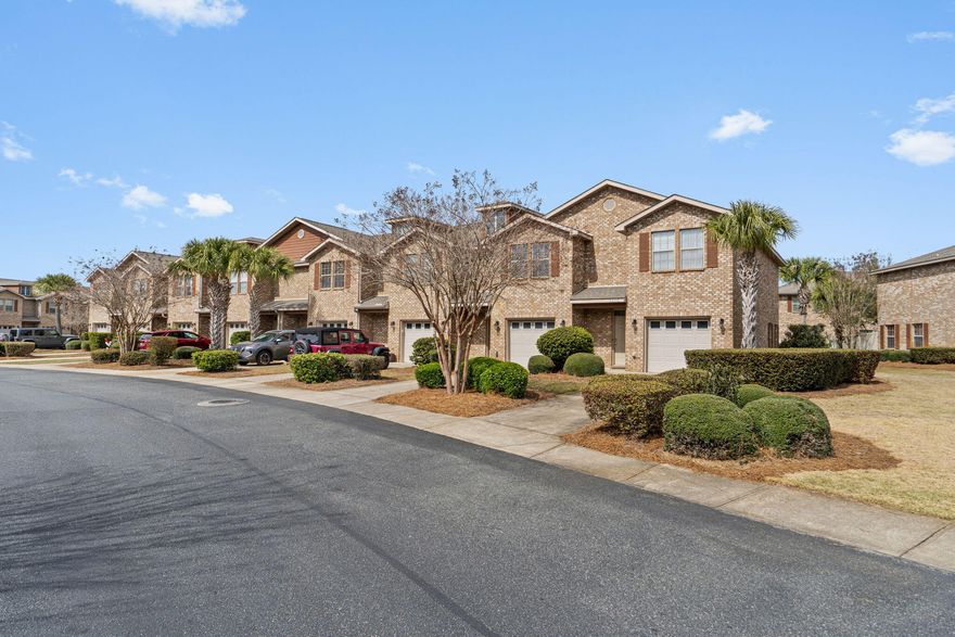 MOVE-IN READY,Welcome home to this beautifully updated 3-bedroom, 2.5-bath townhome ideally located in a charming, well-maintained community in desirable East Navarre. Just minutes from Navarre Beach, local shopping, dining, and an easy drive to Hurlburt Field AFB, this home offers comfort, convenience, and coastal living at its best.The community of Reserve Pointe features wonderful curb appeal with sidewalks, palm trees, a community pool, playground, and maintained landscaping. This home is ideally situated at the front of the community with easy access to the playground, pool, mailboxes, and nearby guest parking, offering added convenience for everyday living.Step inside to a welcoming foyer that flows seamlessly into the spacious family and dining area. There is no carpet .... throughout the home--instead, you'll enjoy gorgeous newly installed wood-plank look LVP flooring and fresh paint throughout, creating a clean, modern, and low-maintenance living space. A glass door leads to the private north-facing outdoor patio, perfect for relaxing and enjoying beautiful Florida evenings while cooking out and entertaining.

The kitchen offers staggered cabinetry, a hop-up breakfast bar, and stainless steel appliances. A convenient downstairs half bath features a granite vanity with an under-mount sink.

Upstairs, the spacious primary suite includes a large walk-in closet and an en-suite bathroom with granite double vanity and step-in shower. Two additional bedrooms offer generous closet space, and the second full bath includes a granite vanity and tub/shower combination. The laundry closet is conveniently located upstairs.

Additional features include ceiling fans, blinds throughout, fiber optic internet availability, and HOA coverage that includes exterior building insurance and grounds maintenance.

This well-maintained, move-in ready home offers style, convenience, and an ideal East Navarre location. Schedule your private showing today!