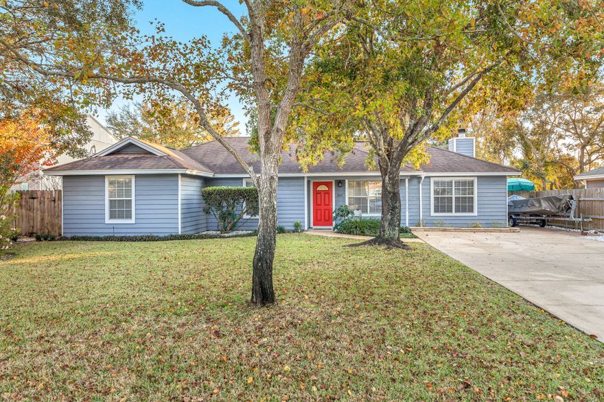 Feel like you are home when you step inside this well maintained, lovely, and centrally located home! A short drive to Hurlburt Field, beaches, shopping, and restaurants. Lots of space and many updates! This home has a mother-in-law suite that also has a private bathroom and small kitchen. Both kitchens have a gas stove with stainless steel appliances. There is no carpet - tile throughout the home. Ikea cabinets/closets along with plantation shutters. The home is beautifully landscaped and has a covered patio in the back along with a waterfall. There are many fruit trees and a worshop. You will have space for relaxing or entertaining in this quiet neighborhood. This home has so much to offer and there is no HOA. Schedule a showing today!