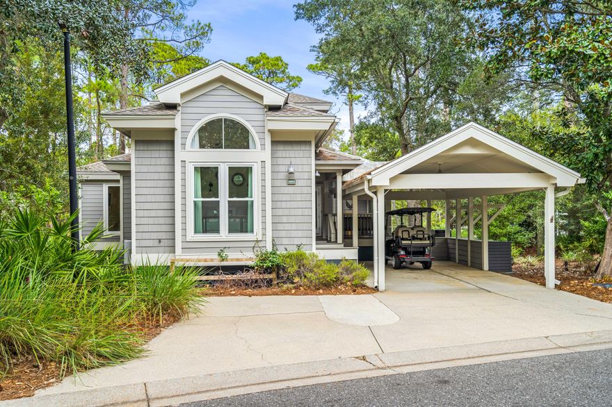 Stunning cottage located in the Sandestin Resort that has been completely remodeled and professionally designed featuring Sub Zero and Wolf appliances, oak floors, marble counters, shiplap walls and high-end furniture and finishes throughout. The home offers panoramic views of the marsh and bay and has been a non-rental, however it would also make a great rental property with strong rental projections available. Recent updates include a new roof installed from Belmac Roofing, new HVAC unit, new landscaping, new deck installed off the master upstairs and the entire home exterior was recently painted. The home offers two nice size bedrooms downstairs both with en suite bathrooms and a beautiful master upstairs with stunning bay views.  The property has a private dock where you can launch a