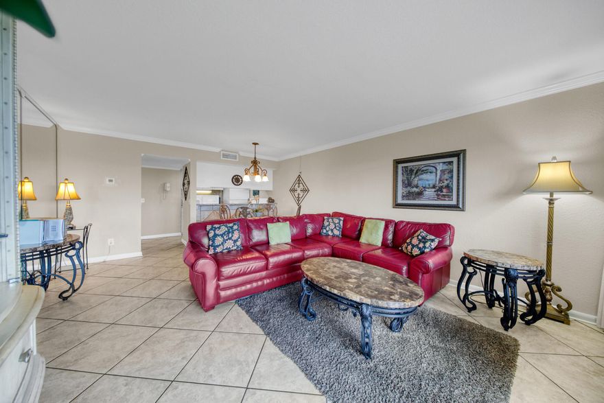 AMAZING RENTAL NUMBERS with over $42K in 2021!!! Step inside this ground floor, quaint 1 bedroom condo located just steps to the white sands and the Gulf of Mexico. No waiting for elevators, just open up your patio door and take a short walk across the green space to the beach boardwalk! Enjoy the beautiful beaches of Destin from this condo featuring tile throughout, granite countertops, gorgeous tile on the patio, and much more. Holiday Surf & Racquet Club has tennis courts, shuffleboard, boardwalk, beautiful lobby and landscaping throughout the complex. Do not miss out on this condo with fantastic rental income!