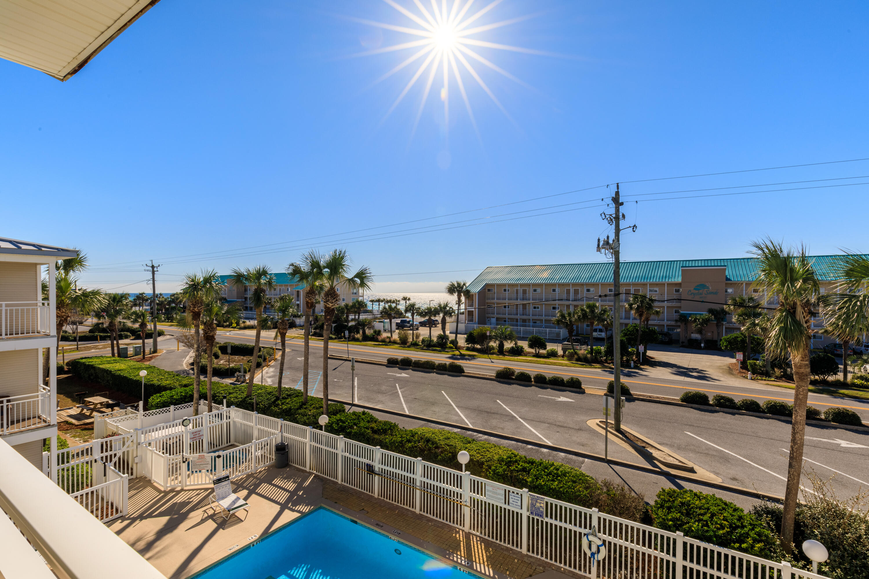 Welcome to Grand Caribbean West in beautiful Destin, Florida along Florida's famed ''Emerald Coast''. This one bedroom, one bathroom with hall bunks is an excellent rental property and offers views of the Gulf from it's 3rd floor positioning. This condo is on the top floor of the building and is being offered fully furnished with rentals already on the books throughout the Summer season. Located on the Scenic 98 corridor it is near a ton of local amenities including restaurants, shopping, entertainment, grocery and more! If you are in search of beach getaway look no further than this wonderful beach condo located in a highly sought after area. Grand Caribbean offers a pool and multiple beach access points are just across the street!
