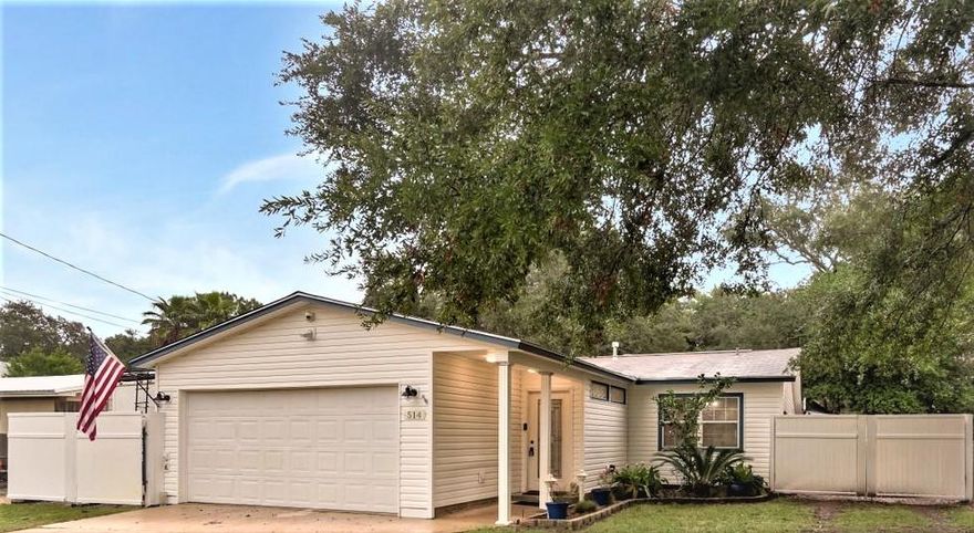 This unique property is impeccable and very well maintained. The interior has been completely updated in 2019, renovated to a modern style.It has a combination of new carpeting and engineered laminated flooring with an open space floor plan. All of the property functions with Natural Gas except the Air Conditioning. The appealing kitchen has stainless steel appliances, with an additional wine cooler, and a deep composite granite sink with a high-rise faucet. Master bathroom shower has tile flooring and accents, a ceiling shower head and glass doors. The Master Bedroom has separated his and hers closets. A portion of this residence utilizes smart lighting. It includes a complete surveillance system for the exterior. The garage has space for two cars, it is completely