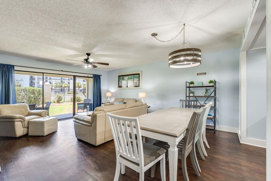 The Edgewater Community offers 6  tennis courts, a golf course, convention center, onsite dining options, 11 swimming pools and a huge lagoon style beachfront pool as well as 4 beachfront hot tubs, exercise facility, arcade, and beach access with trolleys to take you between your unit and the pristine emerald water of the Gulf Beaches. Unit 3206 is a fully furnished 3 bed / 3 bath space with Gulf views and is also a END UNIT! COMPLETLY renovated and just got a major freshen up with new LVP flooring, new paint throughout, new furnishings, it is a complete TURN KEY property. The HOA replaced the roof in 2018 and the HVAC was replaced in 2020.  Words or pictures truly doesn't do this condo justice. You MUST come and experience the atmosphere this condo gives for yourself!