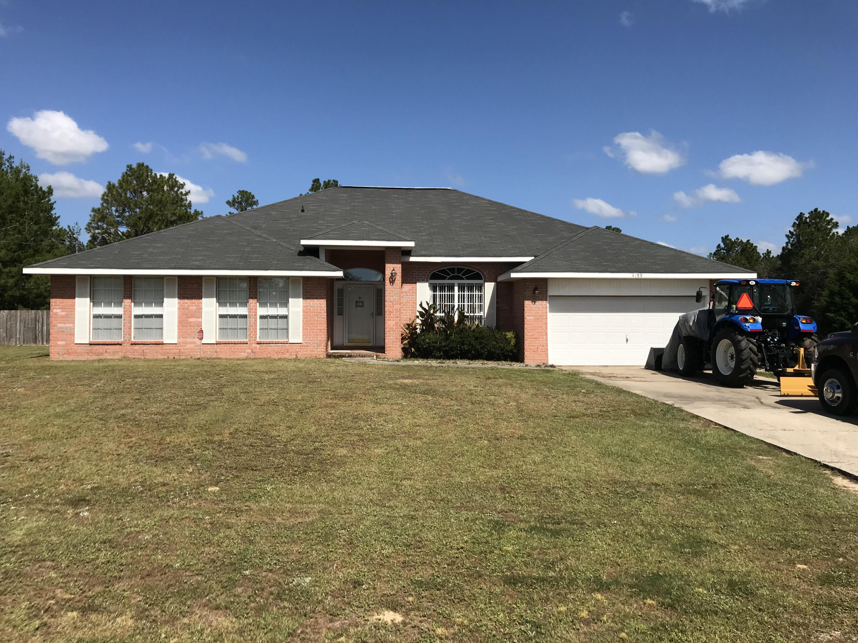 Large 4 bedrooms 3 full bathrooms on a very large lot. New Roof installed 2022. Seller will credit a Buyer $7000 for a New HVAC system, and 3 interior doors will be replaced. Excellent home in desirable Crestview sub-division. Country Living 4 bedroom with 3 full baths and a in ground pool on one acre lot!! Popular open split-level design, large kitchen, living room. Pool has no liner or water at this time and the HVAC system is not working right
