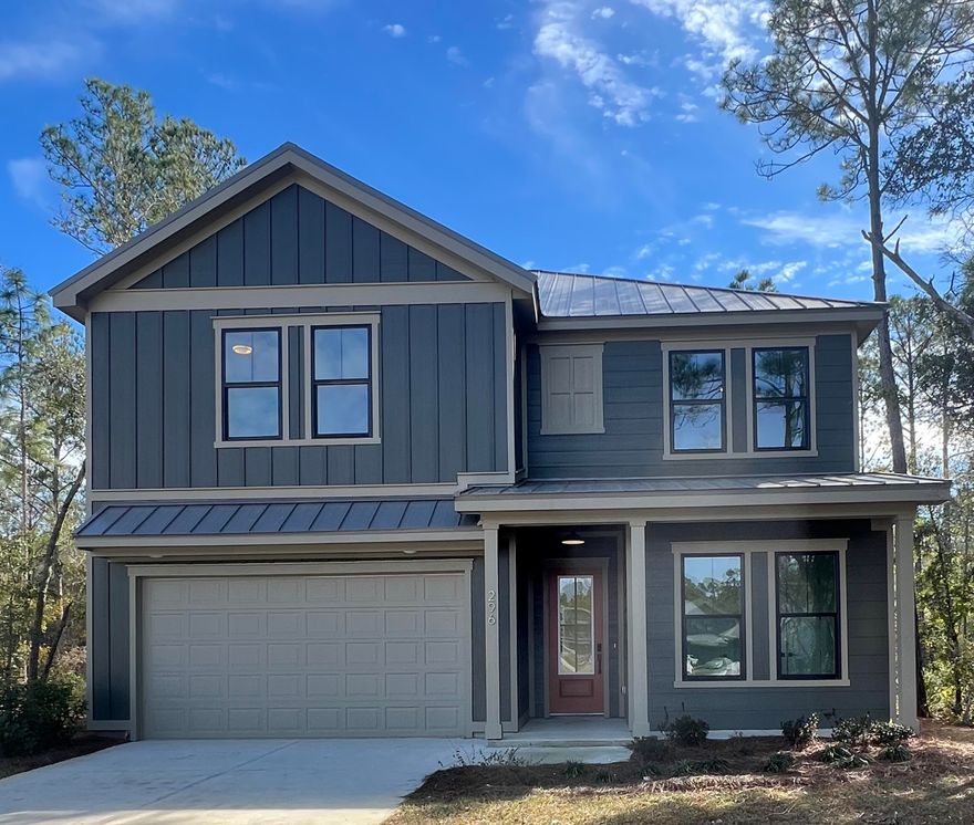 MOVE IN READY!!!!!  Welcome to The Shoal, a thoughtfully designed new neighborhood where tranquility meets convenience. Nestled along the edge of the expansive Point Washington State Park, this intimate community offers 30 carefully planned homesites, each providing a sense of privacy and a seamless connection to nature. Ideally located just a short drive from Seaside, Grayton Beach, and scenic Highway 30A, The Shoal offers residents the perfect balance of peaceful surroundings and easy access to the area's most beloved coastal destinations. Homes in The Shoal are crafted to complement the natural beauty of the area, featuring earthy tones, a serene community pond, and the unique benefit of half the lots backing directly onto state park land. The Chopin floor plan boasts 5 bedrooms and 4.5 bathrooms, with an open-concept living space on the main level and a spacious upstairs loft, ideal for a media room, play area, or second living space.

Each home includes high-end standard features such as durable metal roofs, impact-rated windows and doors, quartz countertops, luxury vinyl plank flooring throughout all common areas and bedrooms, 8 ft. interior doors, and a gas range with a vented hood in the kitchen. Homebuyers also have the opportunity to personalize their new home by selecting finishes and upgrades during a dedicated design appointment. With its unbeatable location, natural surroundings, and thoughtfully designed homes, The Shoal offers a rare opportunity to experience the best of life in Santa Rosa Beach.

**Prices may vary based on upgrades and lot selection. This listing shows the base price of this home. Photos are not of this exact home. Home does not come furnished.**