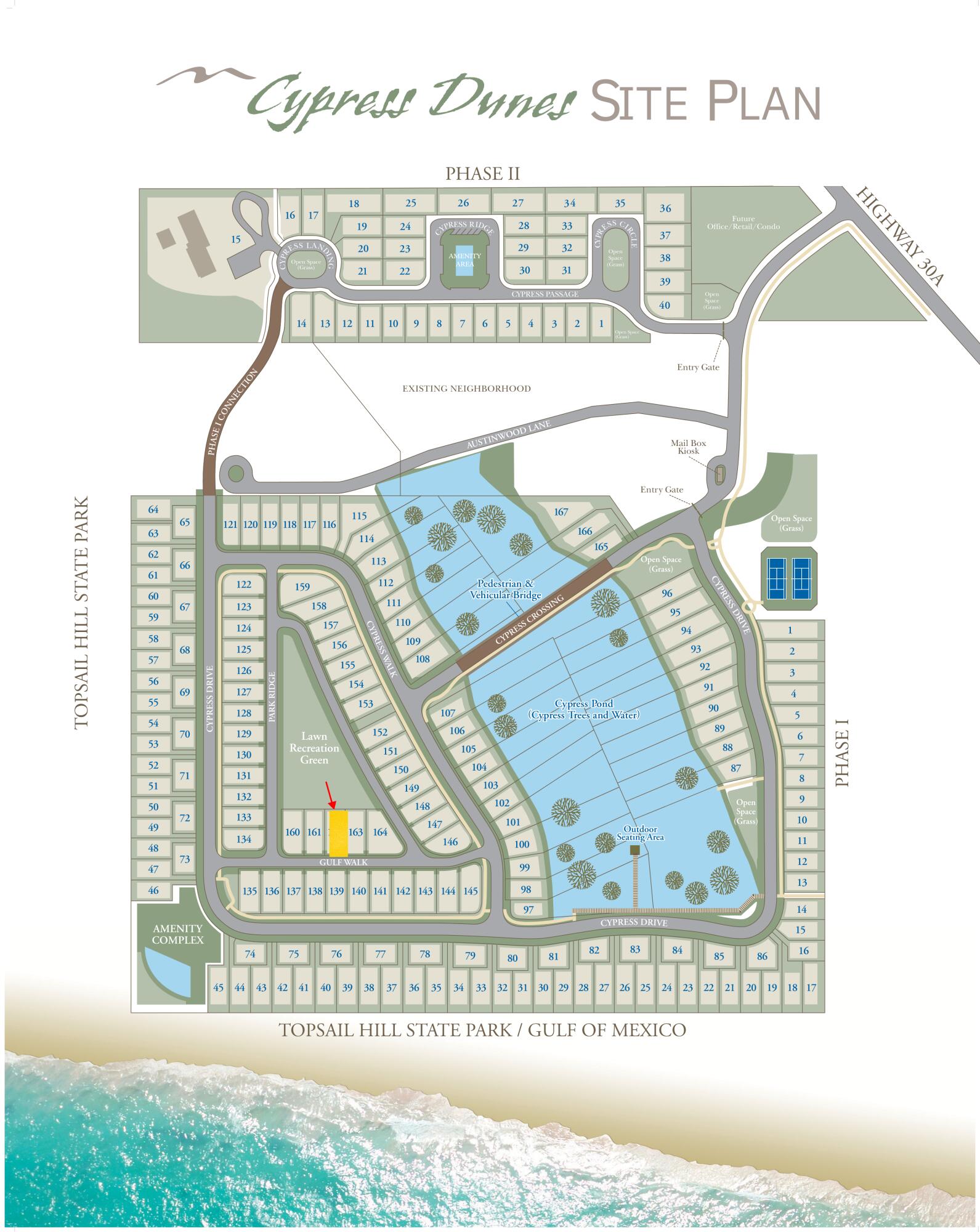 CYPRESS DUNES - Land